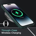 thumbnail image 2 of JETech Matte Case for iPhone 14 Pro 6.1-Inch, Shockproof Military Grade Drop Protection, Frosted Translucent Back Phone Cover, Anti-Fingerprint (Dark Green), 2 of 6
