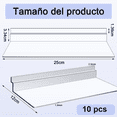 thumbnail image 2 of Exhibidor Para Zapatos Acrilico Para Panel Ranurado 10 Pcs transparente, 2 of 5