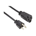 thumbnail image 2 of Black Box Outlet Saver AC Mini Extension Cord - Power extension cable - NEMA 5-15 (P) to NEMA 5-15 (R) - AC 100-125 V - 10 A - 1 ft - black, 2 of 2