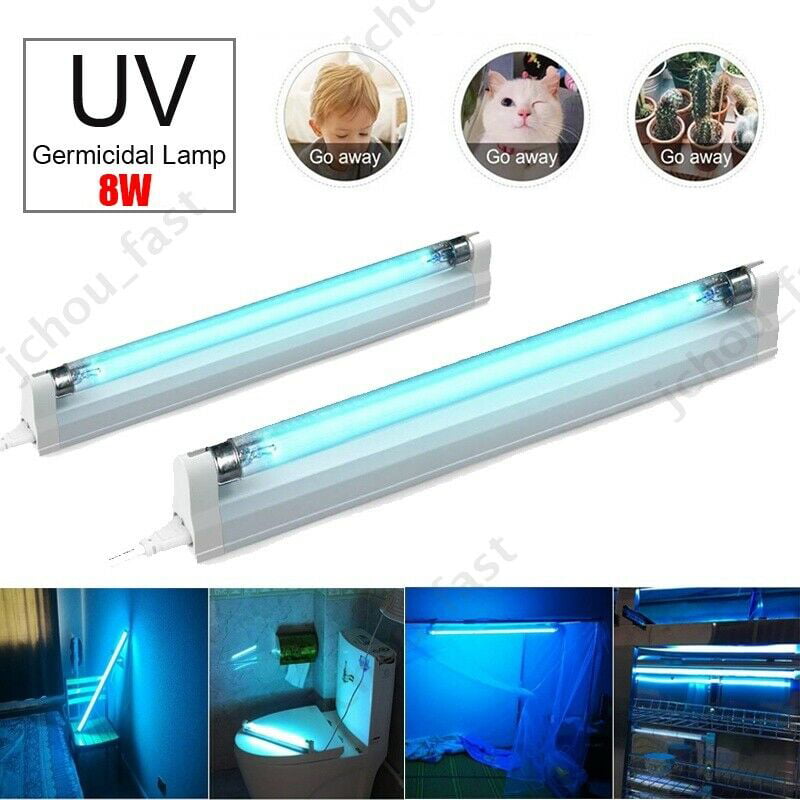 Handheld 8W Disinfection Lamp Sterilizer 2020 New Ultraviolet Germicidal Sanitizer Light Wand 16 LED Portable Wireless Efficient Home Office Germicidal Lamp