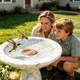 thumbnail image 4 of Outdor Copper Disc Bird Bath For Bird Feeders Brass Water Basin Cleaning Disk For Outdoor Bird Bath Bird Feeders For Outdoor Use Copper Bird Bath Cleaner With Protective Coating, 4 of 4