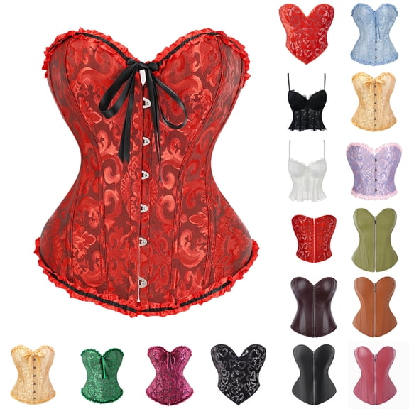 Juesizh Shapewear for Women Patchwork Bandage Shapewear Fashion Casual Gothic Solid Tummy Control Tops