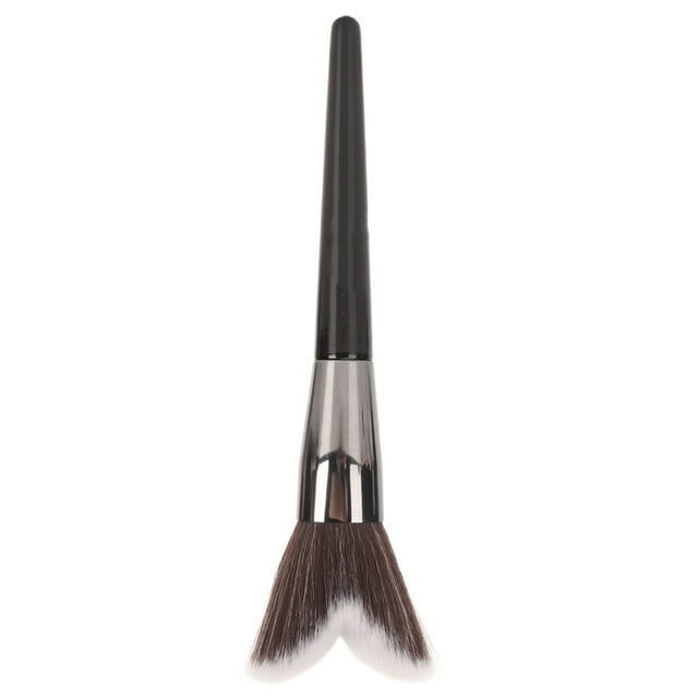 Brocha de maquillaje individual en forma de corazón, de pelo suave y ajuste perfecto, para sombras de rostro, tamaño L
