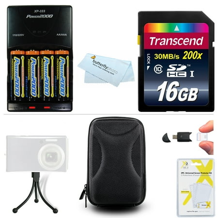 16GB Accessories Kit For Kodak PIXPRO FZ43 FZ41, EasyShare 