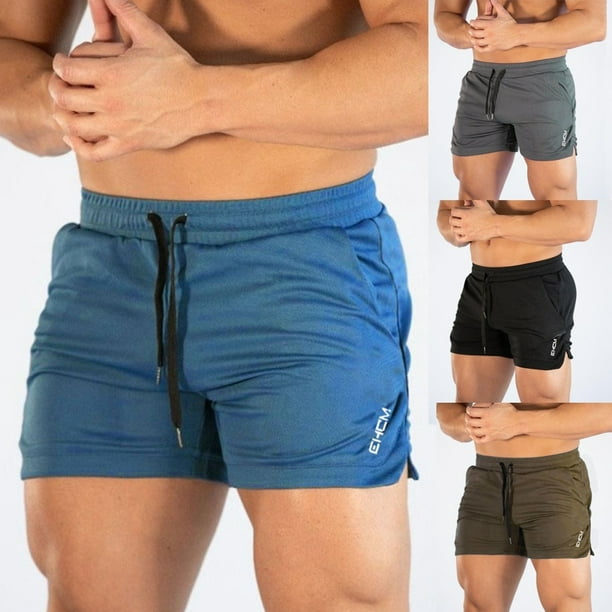 Mens Gym Training Shorts Workout Sports Casual Clothing Fitness