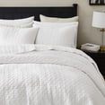 thumbnail image 3 of Juego de ropa de cama Palassio White 100% algodón, tamaño king, 3 of 8