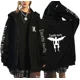 thumbnail image 1 of Sudadera con capucha de gran tamaño Death Note para hombre, sudadera con cremallera, ropa de calle informal, Tops de Anime, chaquetas, 1 of 1