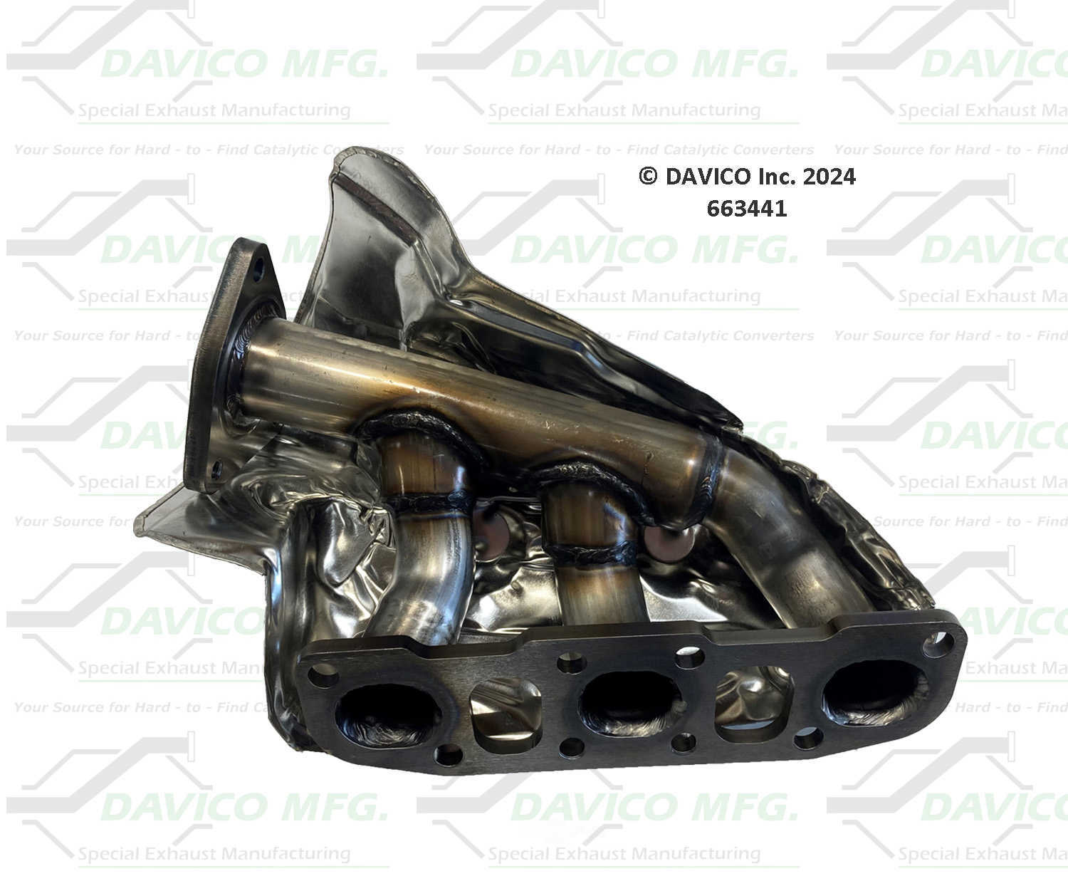Davico Mfg 663441 Stand alone Exact-Fit exhaust manifold