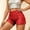Red, variant on Womens Sequin Shorts Sparkly Y2k Shorts Rave Hot Pants (White L)