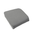 thumbnail image 7 of Memory Foam Chair Cushion, Chair Cushions for Dining Chairs, 18X18 In, Thick Woven Fabric, Slipcovers for Chairs, Kitchen Seating, Brown Solid Tone, 1 Pc, 7 of 7
