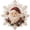 B, variant on Christmas Pearl Diamond Painting Suncatcher Kit, DIY Craft, Acrylic Snowflake Shape Board with Lace Edge, 3D Mixed-Sized Pearl Beads Craft