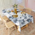 thumbnail image 4 of Pioneer Flower Floral Print Pattern Rectangle Tablecloth 60"x102",Waterproof Polyester Rectangle Table Cloth, Wipeable Spillproof Polyester Tablecloth for Dining, Camping, Indoor and Outdoor, 4 of 6