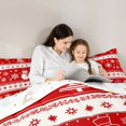 thumbnail image 4 of Manfei Ugly Sweater Queen Comforter Set Christmas Comforter Sets Queen, Yellow Green 3-Pieces 1 Comforter and 2 Pillowcases, Xmas Reversible, 4 of 6