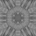 thumbnail image 1 of Ahgly Company Indoor Square Patterned Dark Gray Novelty Area Rugs, 4' Square, 1 of 6