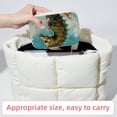 thumbnail image 6 of Sea Horse Velvet Portable Jewelry Organizer Box with Removable Compartment - Gift and Jewelry Display, 6 of 7