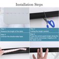 thumbnail image 3 of Unique Bargains 6.6ft Table Edge Foam Edge Cushion Guard Strip Soft Bumper Protector Black, 3 of 8
