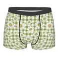 thumbnail image 5 of Uemuo Daisies Flowers Pattern Men's Boxer Briefs,Trunk Anti-Chafing,Comfortable, Durable, and Stylish Underwear-Medium, 5 of 9