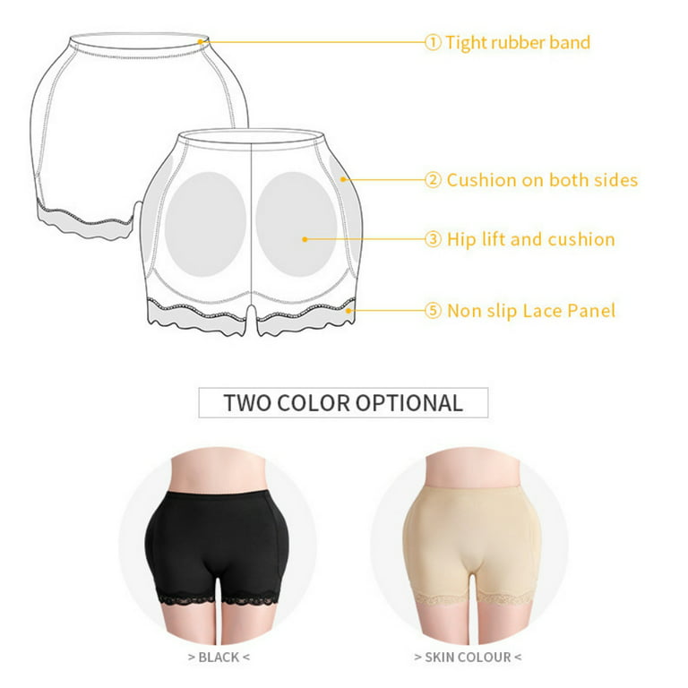 Spdoo Women Butt Lifter Padded Shapewear Hip Enhancer Underwear Lace  Control Panties Body Shaper Brief Boyshorts S to Plus Size 6XL 