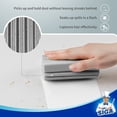 thumbnail image 4 of MR.Siga Sponge Duster with Ridged Surface Design,Household Dust Cleaning Sponge,4 Pack,Gray, 4 of 7