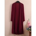 thumbnail image 3 of Spring Summer Sun Protection Clothing Women Long Cardigan Female Cardigans Long Sleeve Loose Coat Jacket Ladies Shawl Outerwear, 3 of 7