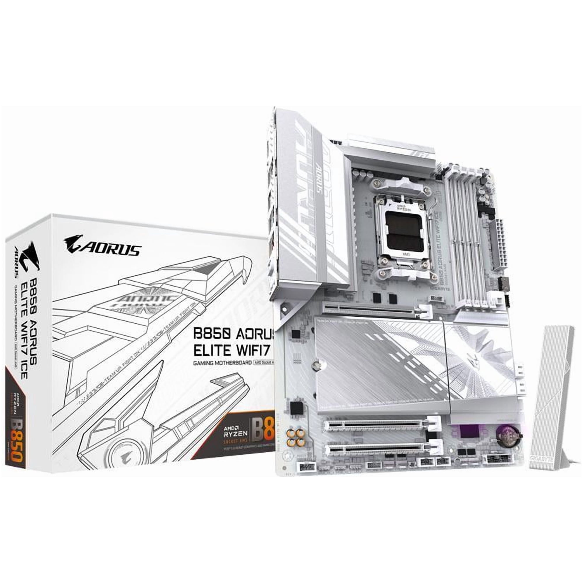 GIGABYTE B850 AORUS Elite WIFI7 AMD AM5 DDR5 ATX Gaming Desktop Motherboard