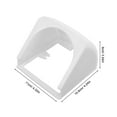 thumbnail image 2 of OUNONA 2pcs Outdoor Power Outlet Cover White PC Waterproof for Garden Sockets, 2 of 6