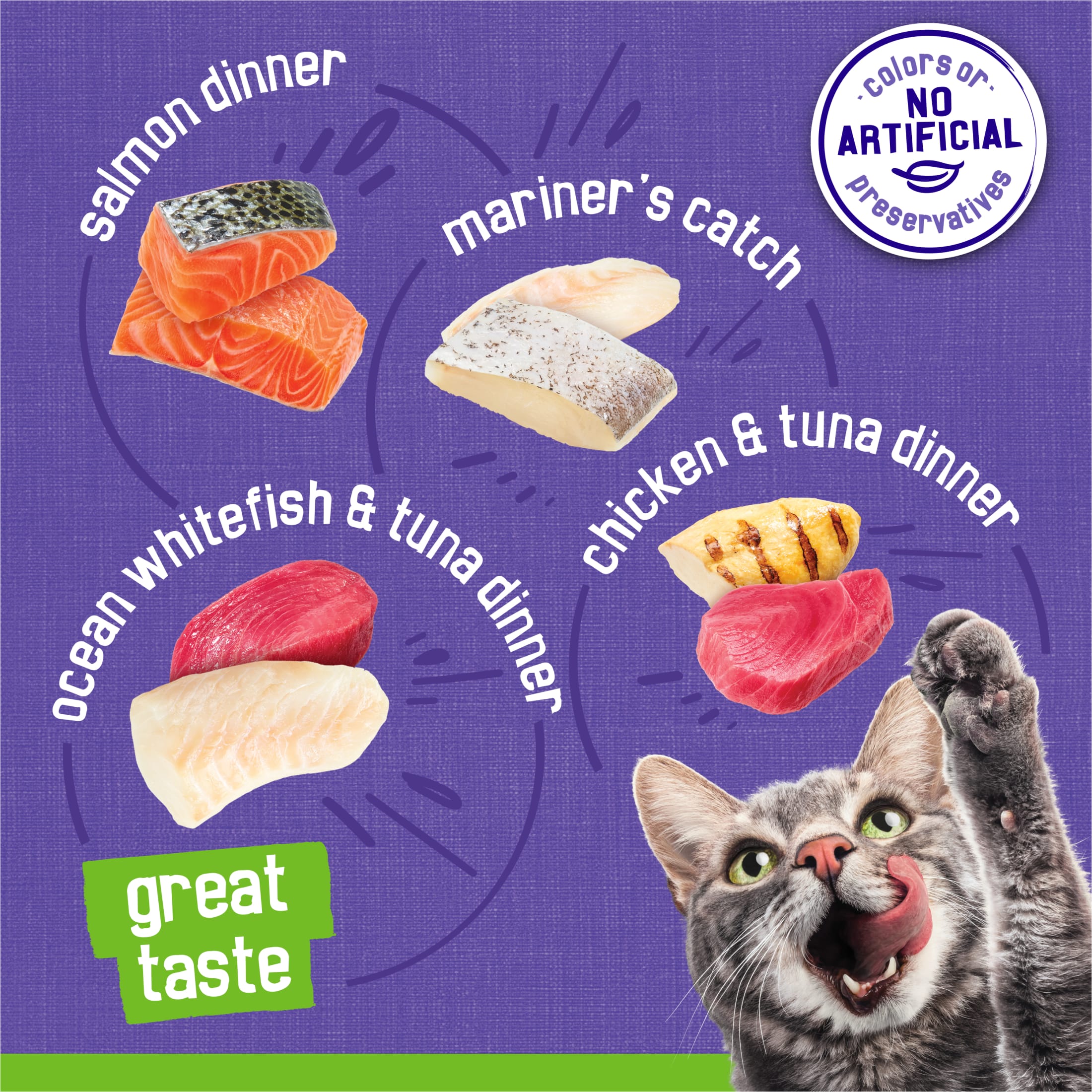 Purina Friskies Seafood & Chicken Pate Wet Cat Food, 48 Pack photo 3