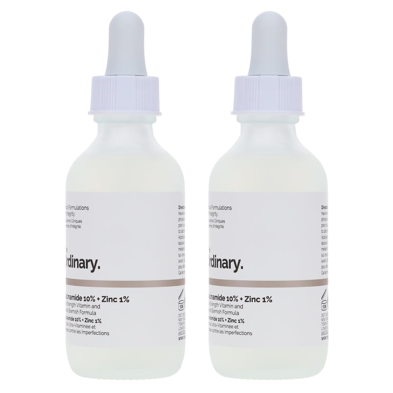 The Ordinary Niacinamide 10% + Zinc 1% 2 oz 2 Pack - Walmart.com