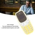 thumbnail image 3 of Sorven Smallest Unlocked Phone World's smallest headset, Mini Cell Phone with Voice Changer, Hands Free Music Player for GSM 2G 850 900 1800 1900MHz Nano Dual SIM Nano, 3 of 7