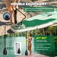 thumbnail image 4 of SOLAVERO Inflatable Stand Up Paddle Board with SUP Accessories, Anti-Slip EVA Deck, 11'×33" Blow Up Paddle Board Adults & Youth, 4 of 8