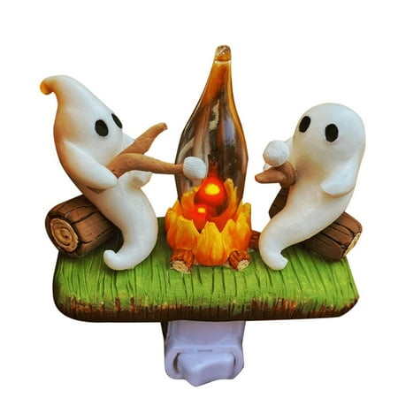 

Halloween Decorations Clearance Flickering Nightlight Roasting S At Nightlight Faux Night Light Plug Into Wall Fire Night Light Halloween Gifts，2024 Flickering Nightlight