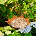 thumbnail image 4 of Rusted Metal Umbrella Bird Feeder, 9.06" x 3.54", Weather-Resistant, Easy-Clean, Garden & Courtyard Decor, 4 of 5