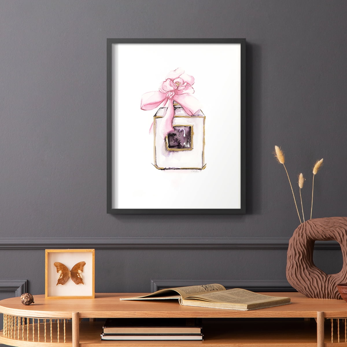 Eau De Toilette in Paper Solid Wood 16 x 20 Framed Print