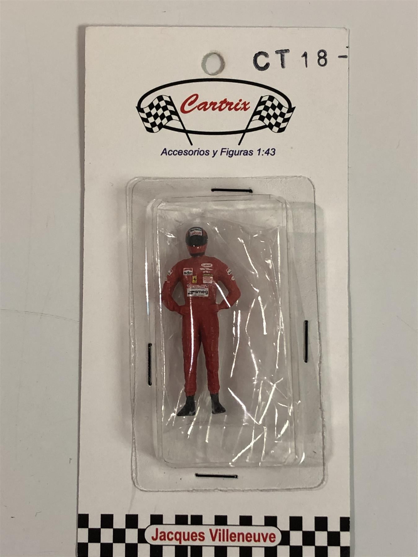 Voiture Miniature Formule 1 Jacques Villeneuve • 1/43 • Métal
