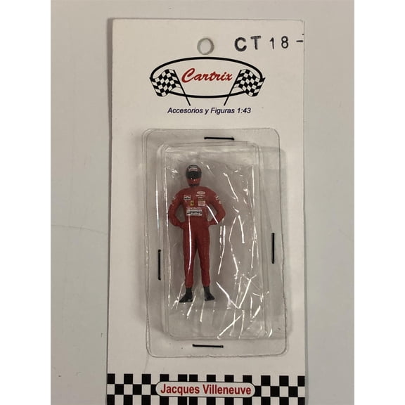 Jacques Villeneuve 1:43 Scale Racing Figure Cartrix CT18