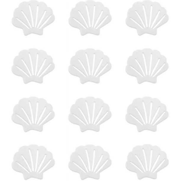 Pegatinas Pegatinas Antideslizantes 12 Piezas De Pegatinas Antideslizantes para Ducha De Bañera En Forma De Concha Pegatinas Antideslizantes para Baño