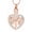 Rose Gold, variant on Tree of Life Heart Urn Necklace for Ashes for Women Men Stainless Steel Memorial Keepsake Pendant for Human Pet Ashes Holder