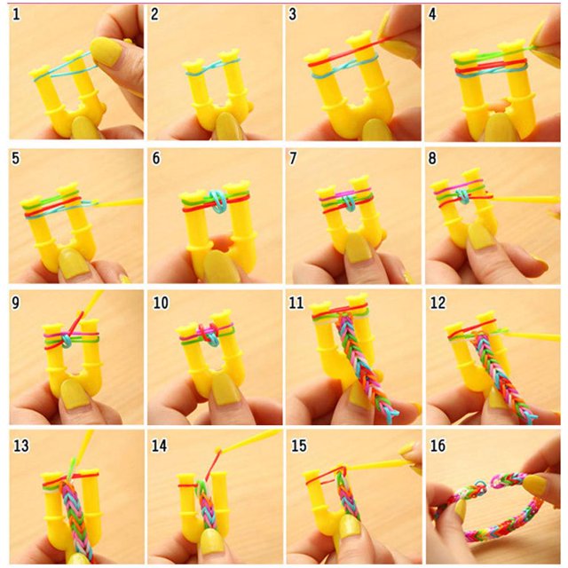 Bandas de telar de colores, bandas de telar, bandas de goma, bandas de goma, juego de telar de repuesto, funcionamiento suave
