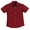 Burgundy, variant on Boys Solid Short Sleeve Western Shirt