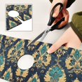 thumbnail image 6 of Yayeee Faucet Mat for Kitchen Sink 30" Diatomite Long Splash Guard Pad, Green Peacock Pattern, 2 Pack, 6 of 7