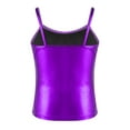 thumbnail image 2 of LiiYii Kids Girls One Piece Spaghetti Shoulder Straps Tank Top Gymnastic Sports Camisole Ballet Purple 6, 2 of 7
