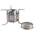 thumbnail image 1 of Estufa de alcohol para acampar, mini estufa de alcohol portátil de acero inoxidable, mini cocina de alcohol, estufa de barbacoa para picnic, 1 of 5