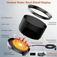 thumbnail image 6 of 5.5L Heated Water Bowl, 1.45Gal Large Heated Dog Bowls for Outside, Outdoor Winter Waterproof Heat Pet Water Bowl with Chew Resistant Power Cord & LED Neon for Dog/Cat/Chicken/Duck/Rabbit, 6 of 17