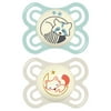MAM Perfect Night Pacifier, 0-6 Months,Boy, 2 Pack
