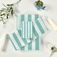 thumbnail image 5 of Coolnut 3 PCS Towel Blue Stripes Cotton Bath Towel Set (1 Bath Towel, 1 Hand Towel, 1 Washcloth) for Bathroom, Super Soft and Quick Dry Towels, 5 of 6