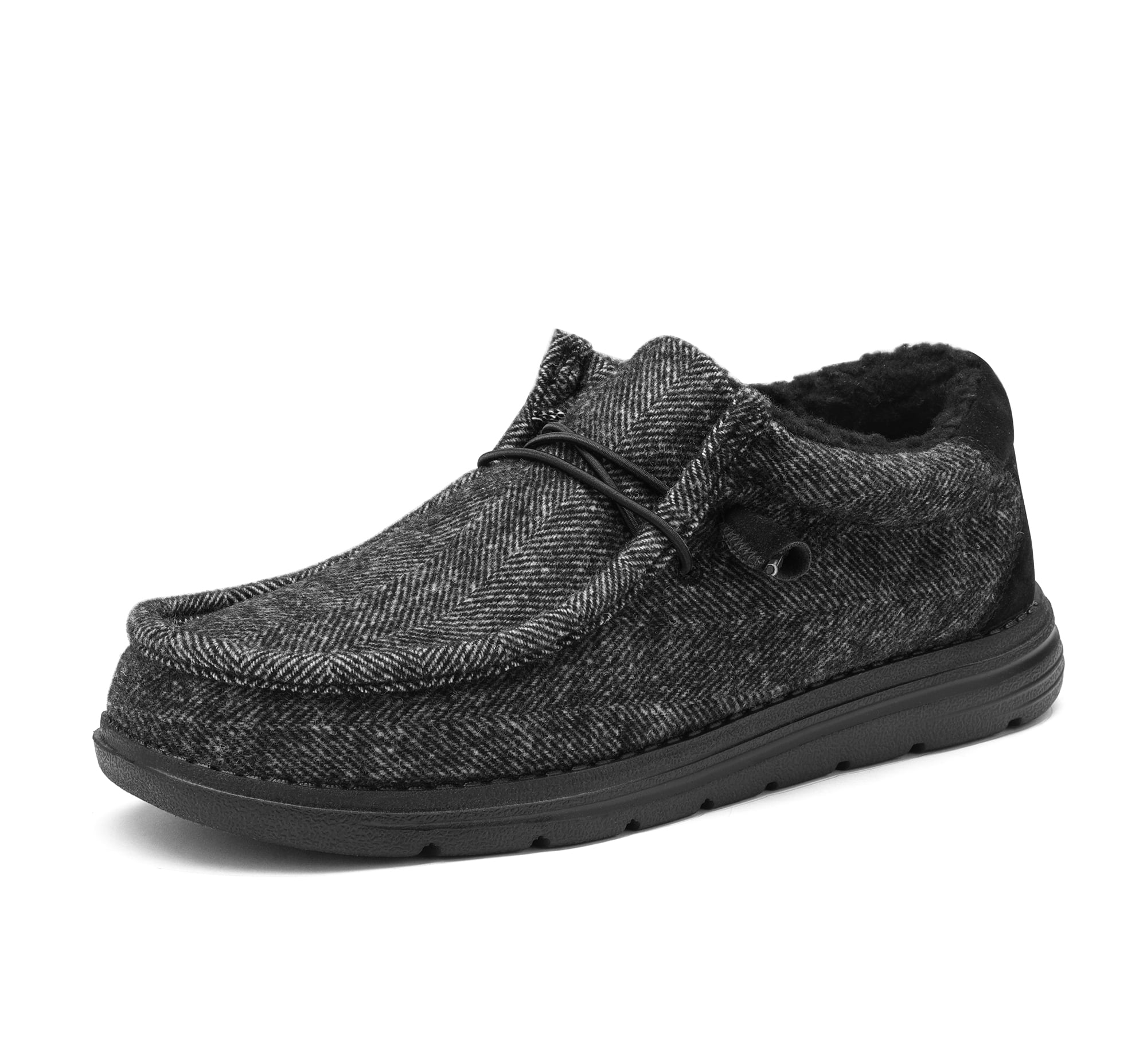 Bruno Marc Men s Slip on Faux Fur Lined Loafers Black Size 10 in Costa Rica at CRC 57212 Rating 4