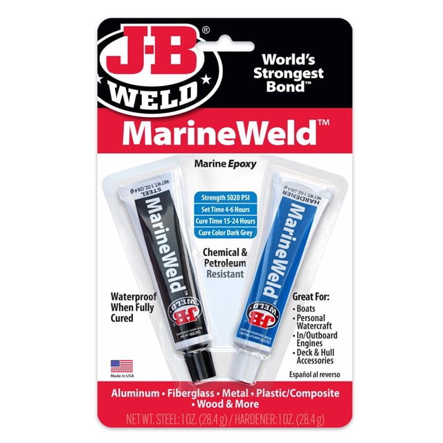 Pasta epoxídica J-B Weld MarineWeld de alta resistencia 30 ml