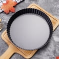 thumbnail image 5 of Molde para tarta, moldes para tarta de 22 cm, molde para tarta de acero al carbono con fondo suelto extraíble antiadherente, molde para tarta antiadherente, molde para quiche de tarta redond, 5 of 5