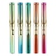 thumbnail image 1 of 5pcs color plástico plástico fuente de metal pluma de tinta simple diseño de diseño de escritura de bolígrafos, 1 of 4