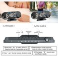 thumbnail image 4 of Despertador Proyector con Radio XCF Reloj Digital USB Doble Alarma Pantalla de Espejo LED Giratorio 180° 4 Niveles de Brillo 12/24h, 4 of 4